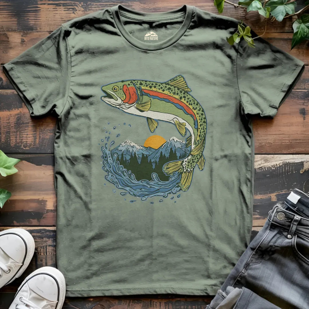 Rainbow Trout Lake Tee