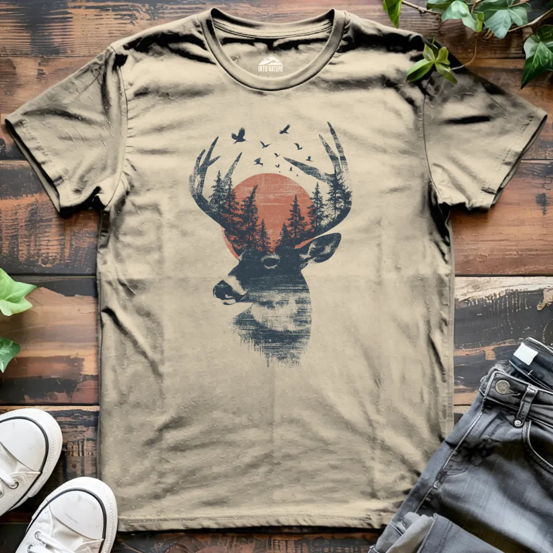 The Sunset Deer Tee