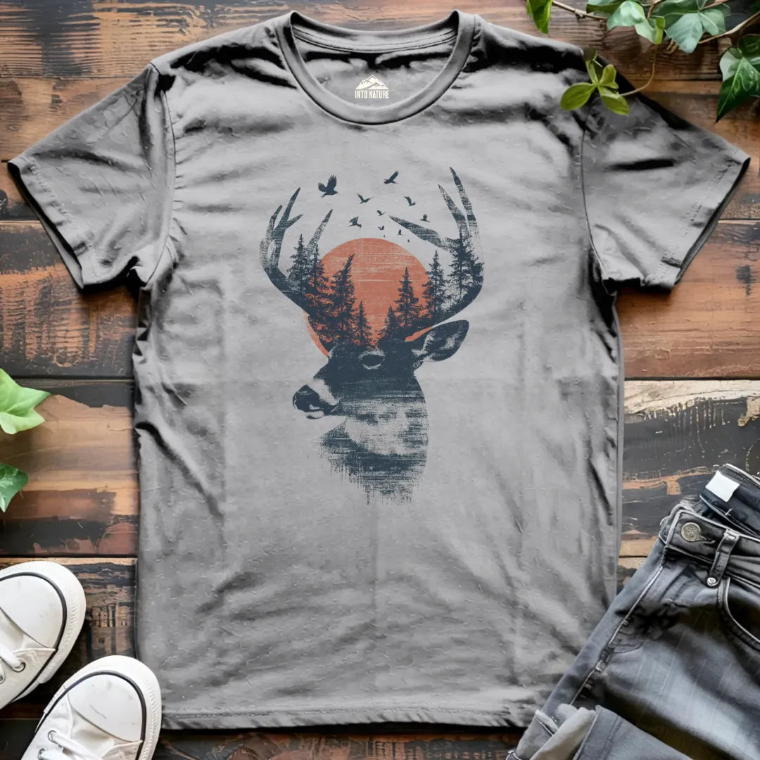 The Sunset Deer Tee