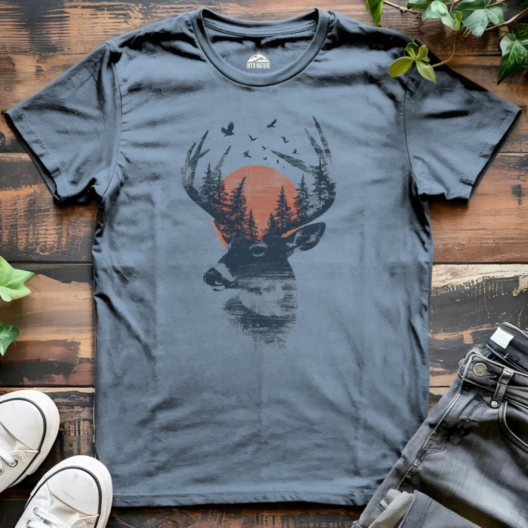 The Sunset Deer Tee