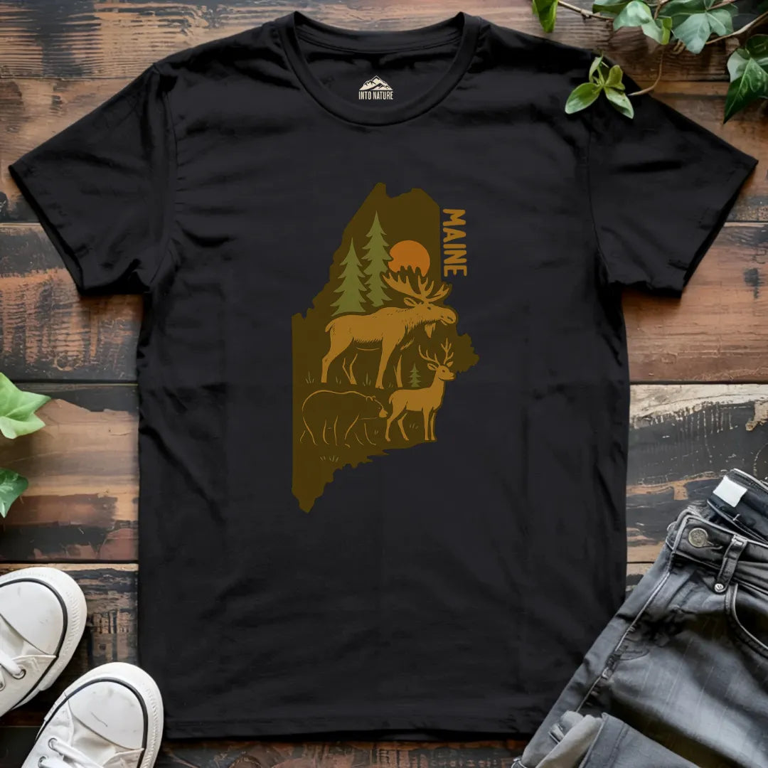 Maine Wildlife Tee