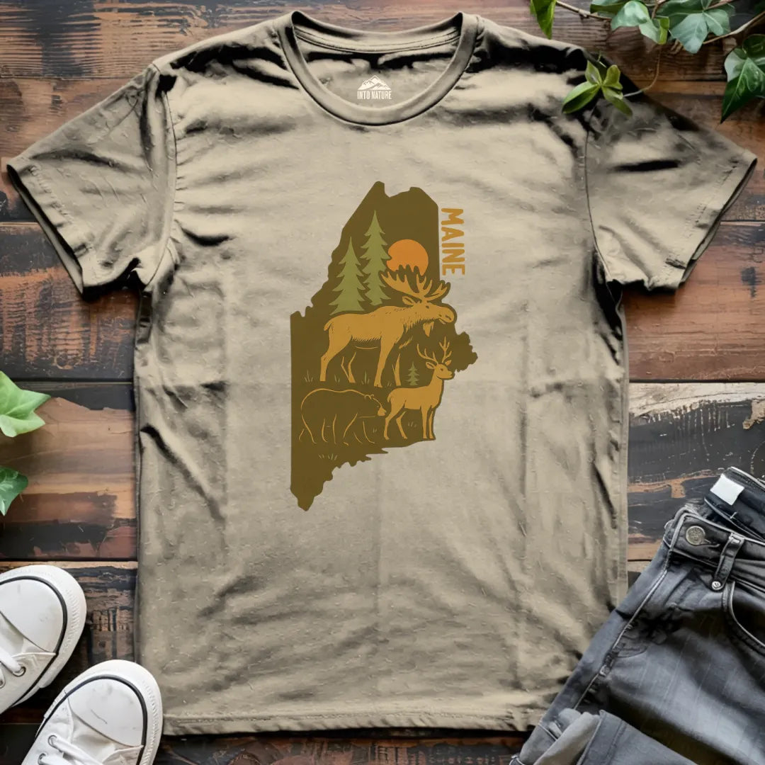Maine Wildlife Tee