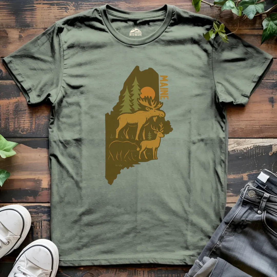 Maine Wildlife Tee