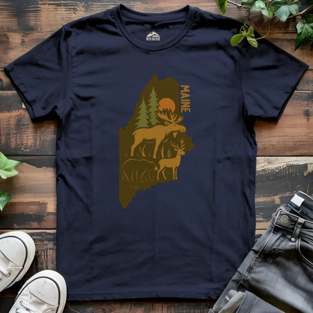 Maine Wildlife Tee