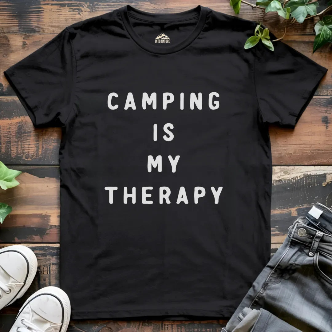 Camping Is My Therapy Tee