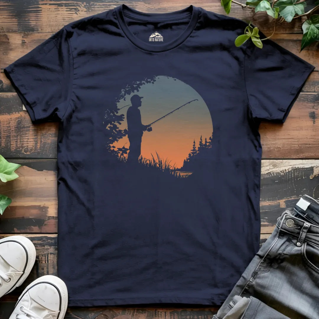 Fishing Sunset Tee