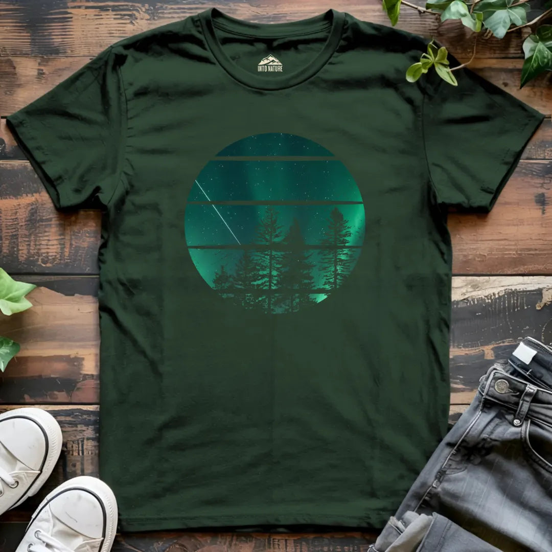 Aurora Forest Silhouette Tee