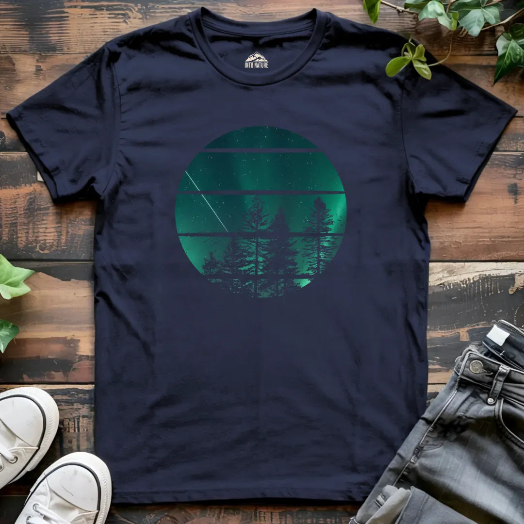Aurora Forest Silhouette Tee