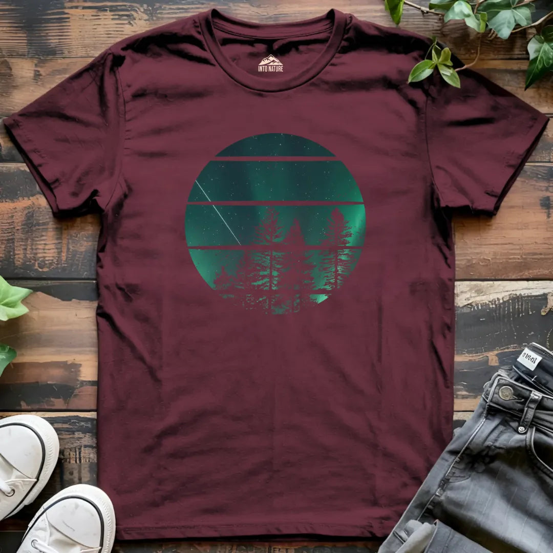 Aurora Forest Silhouette Tee