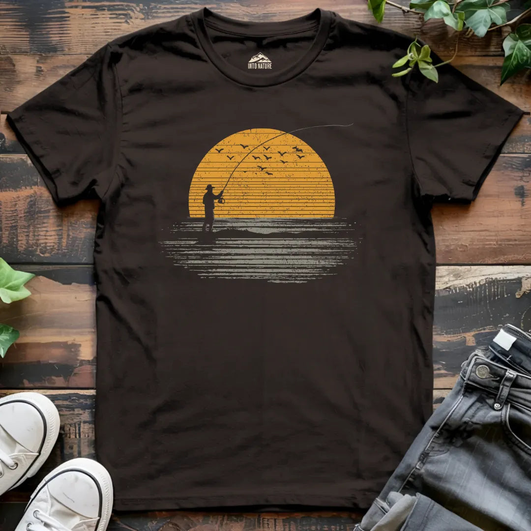 Sunset Fisherman Tee