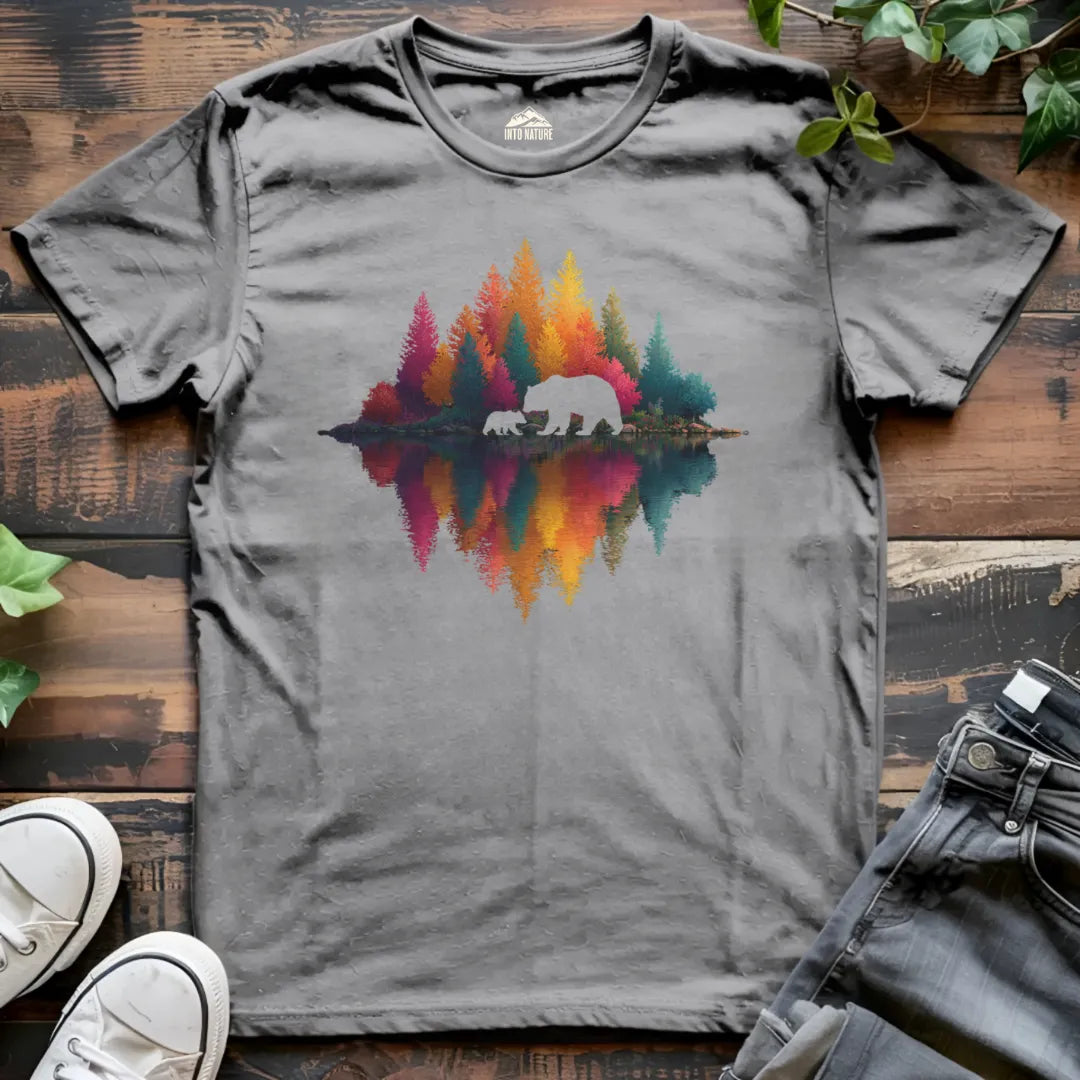 Colorful Forest Bear Tee