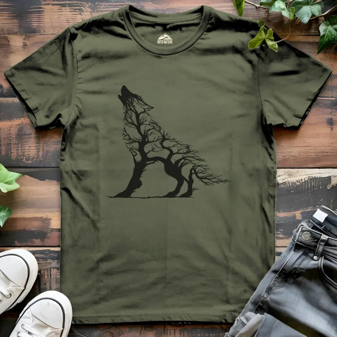 Rooted Wolf Tee