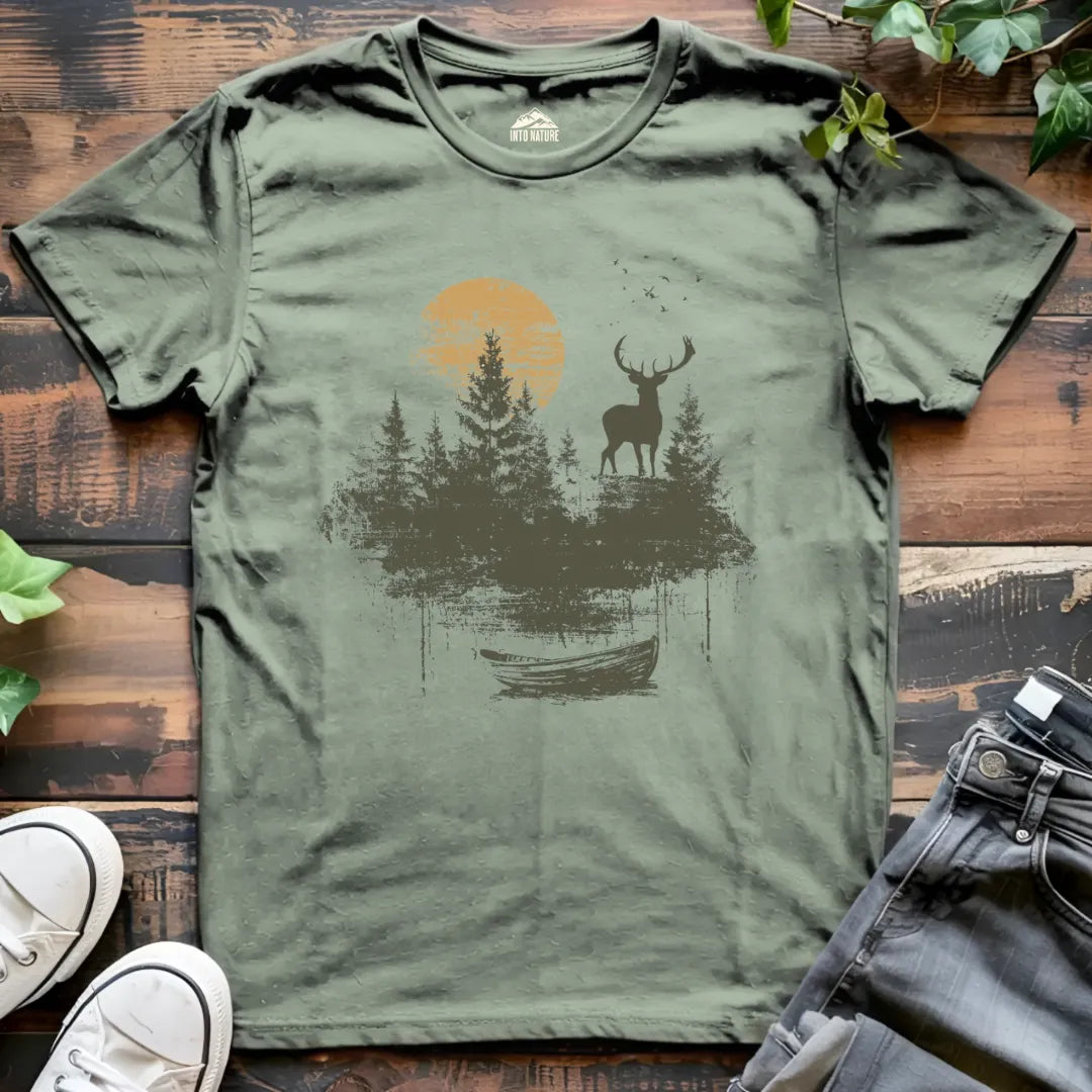 The Deer Boat Tee