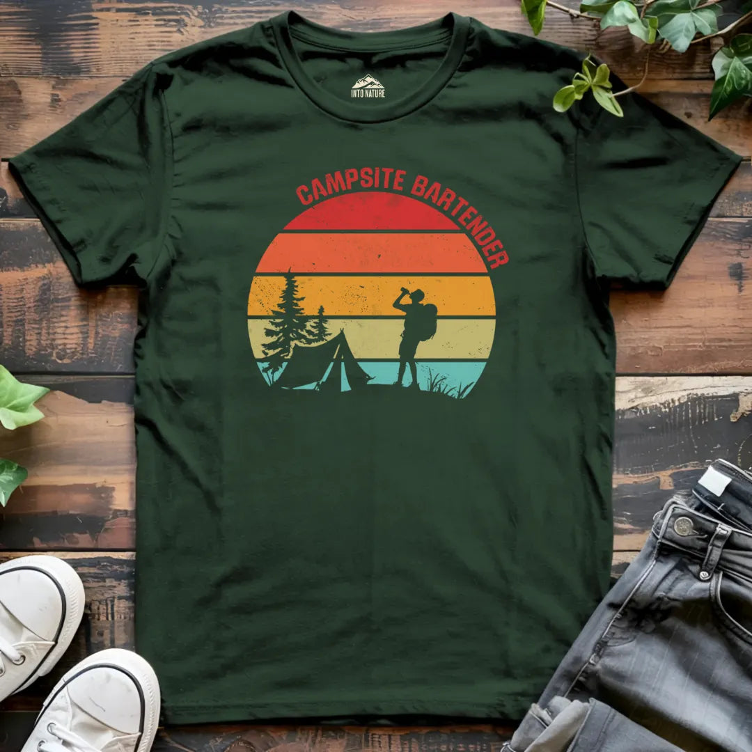 Campsite Bartender Tee