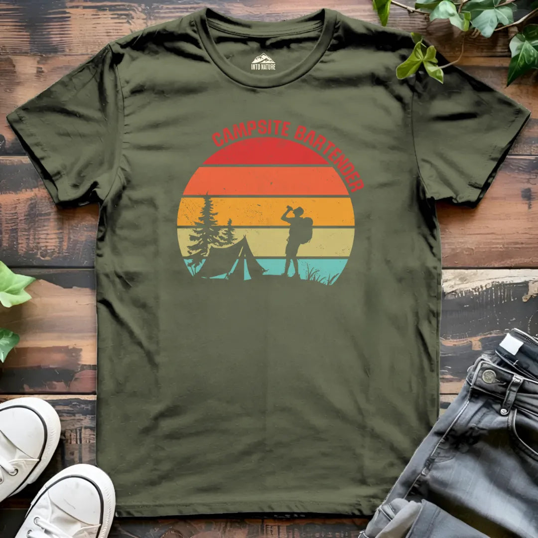 Campsite Bartender Tee