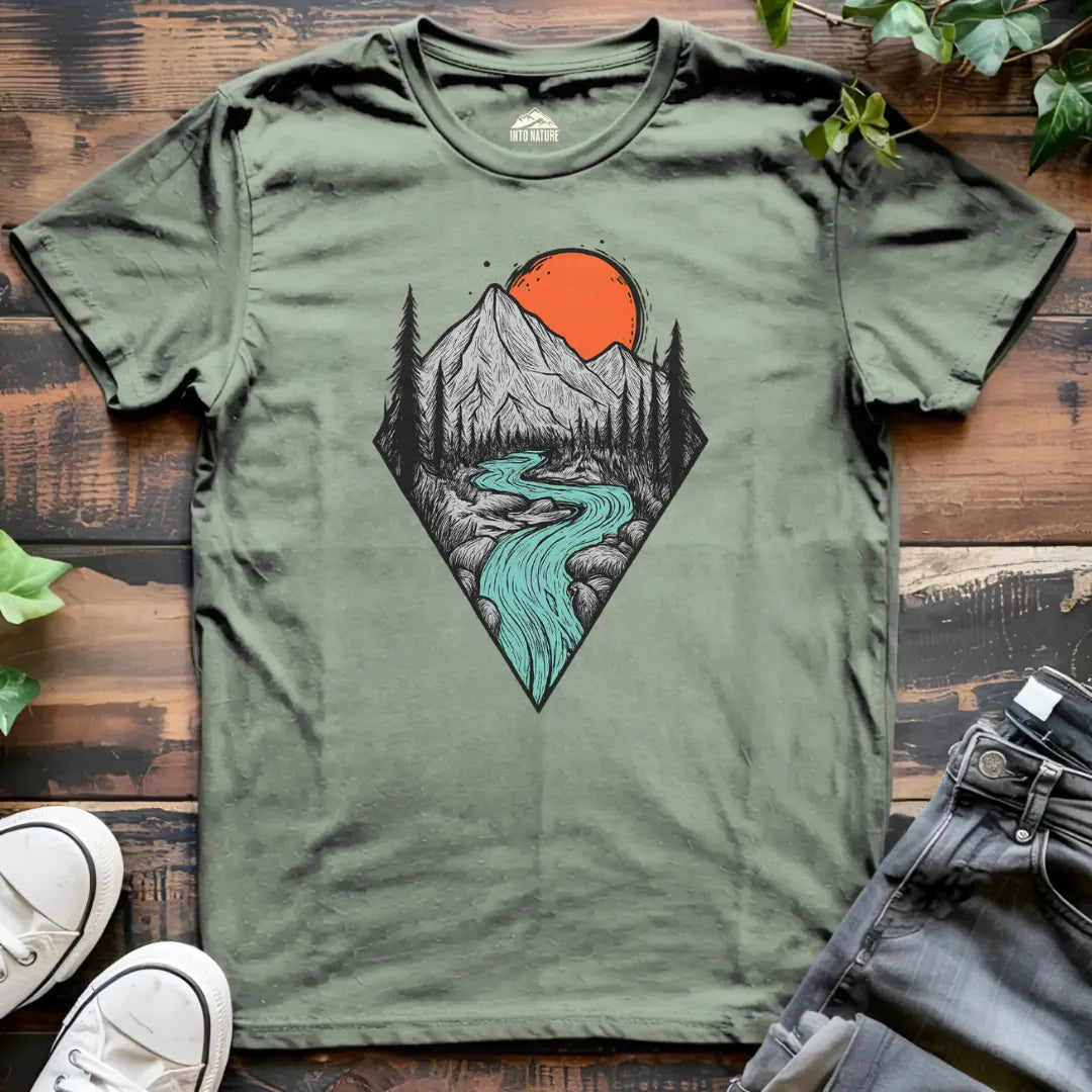 Sunset Stream Tee