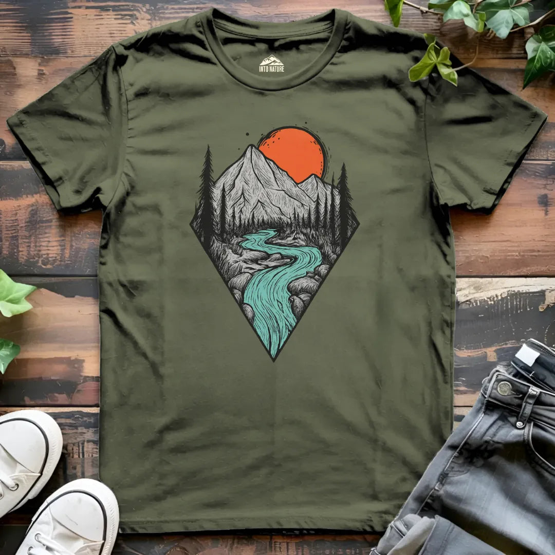 Sunset Stream Tee