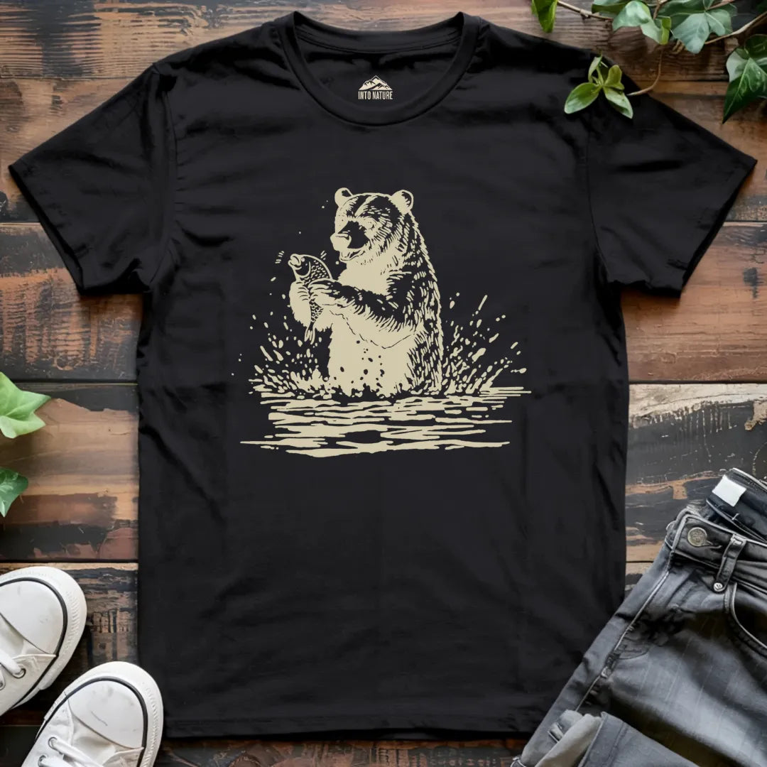 Wildlife Fishing Bear Tee