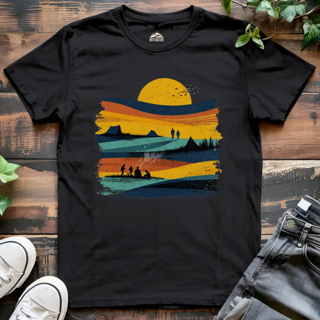 Sunset Camping Tee
