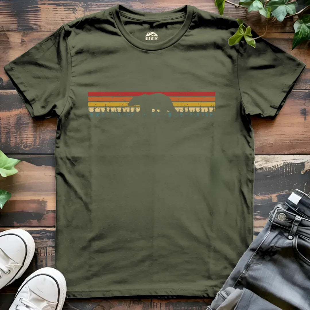 Vintage Sunset Bear Tee