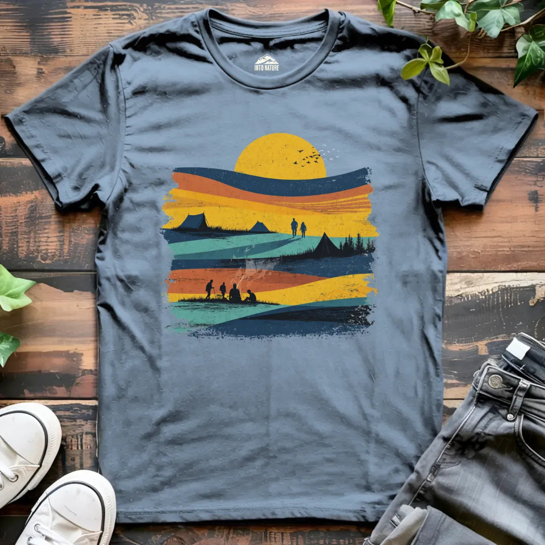 Sunset Camping Tee
