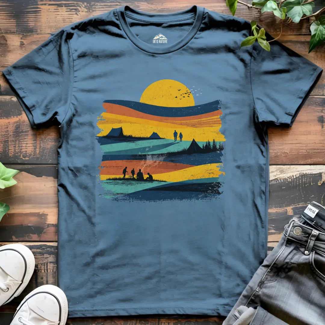 Sunset Camping Tee