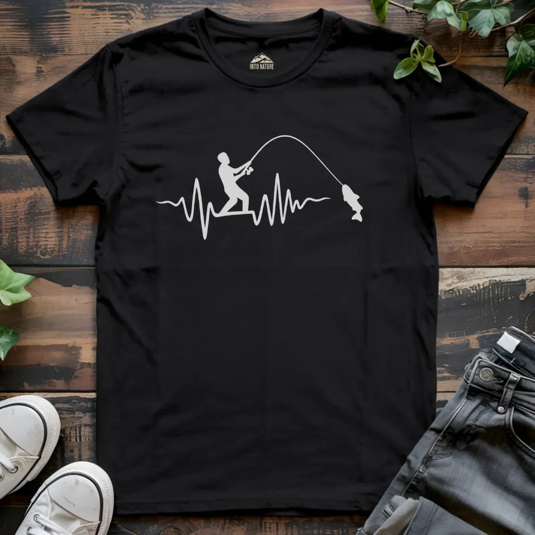 Fishing Heartbeat Tee