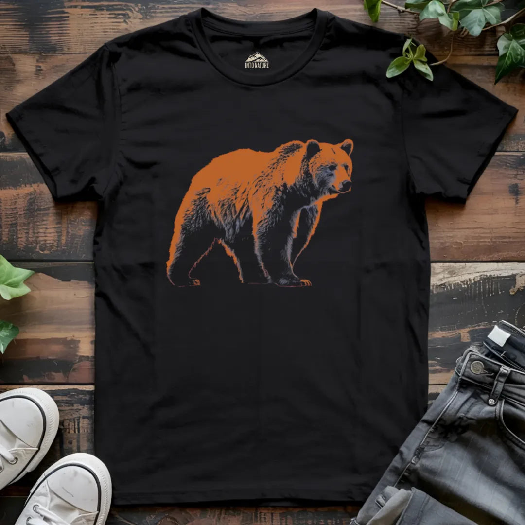 Vintage Orange Bear Tee