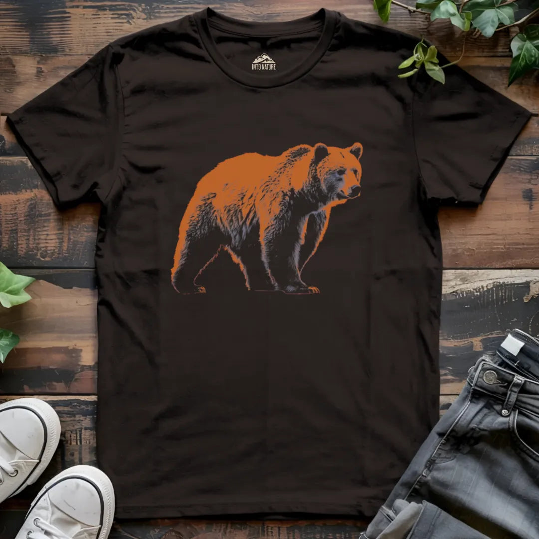 Vintage Orange Bear Tee