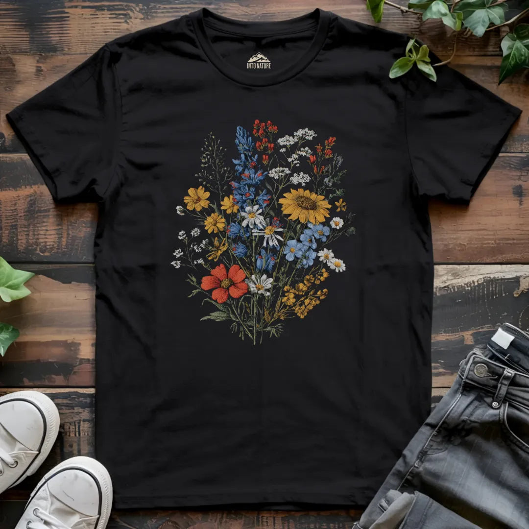 Colorful Floral Bouquet Tee