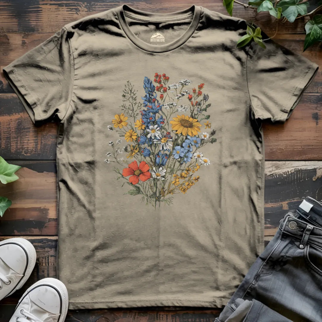 Colorful Floral Bouquet Tee