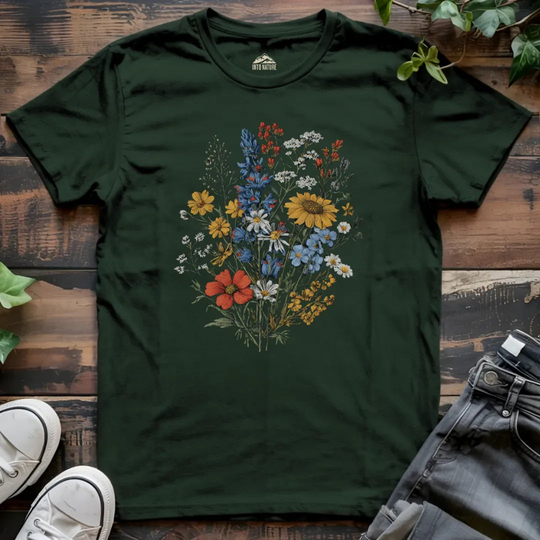 Colorful Floral Bouquet Tee