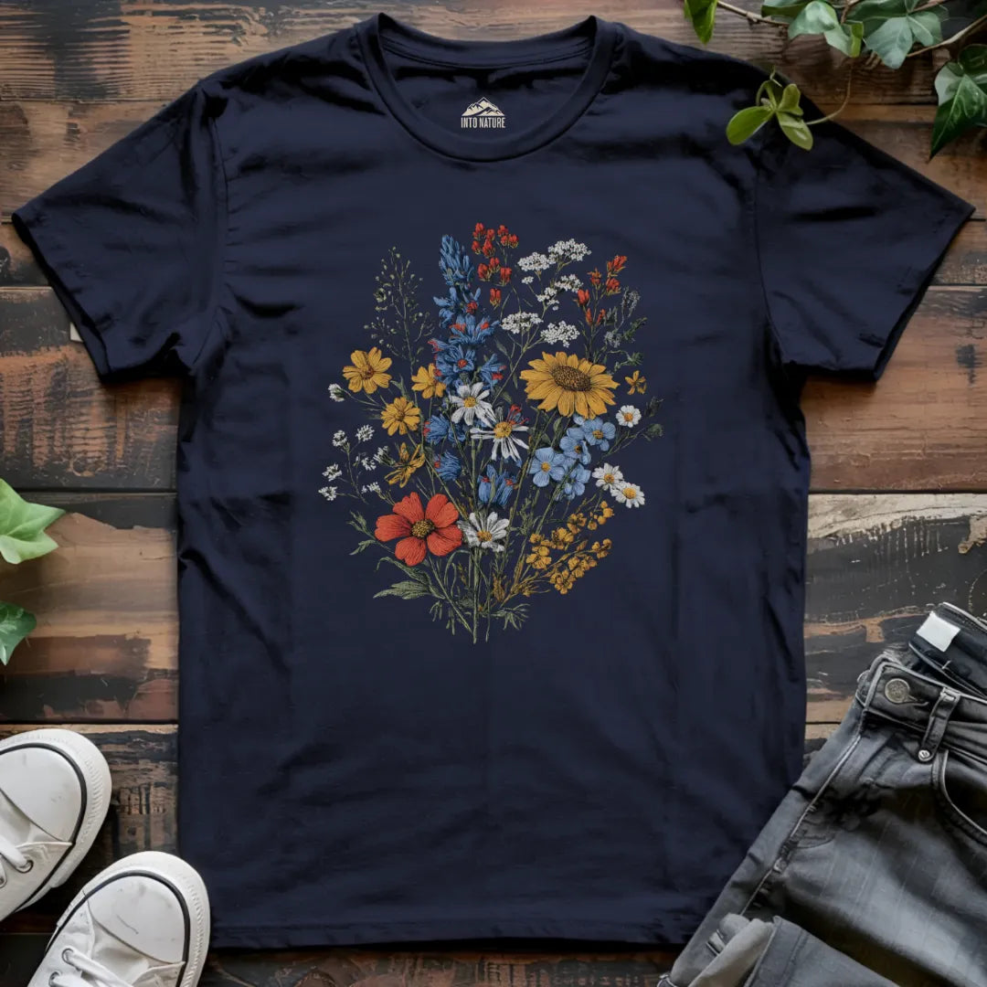 Colorful Floral Bouquet Tee