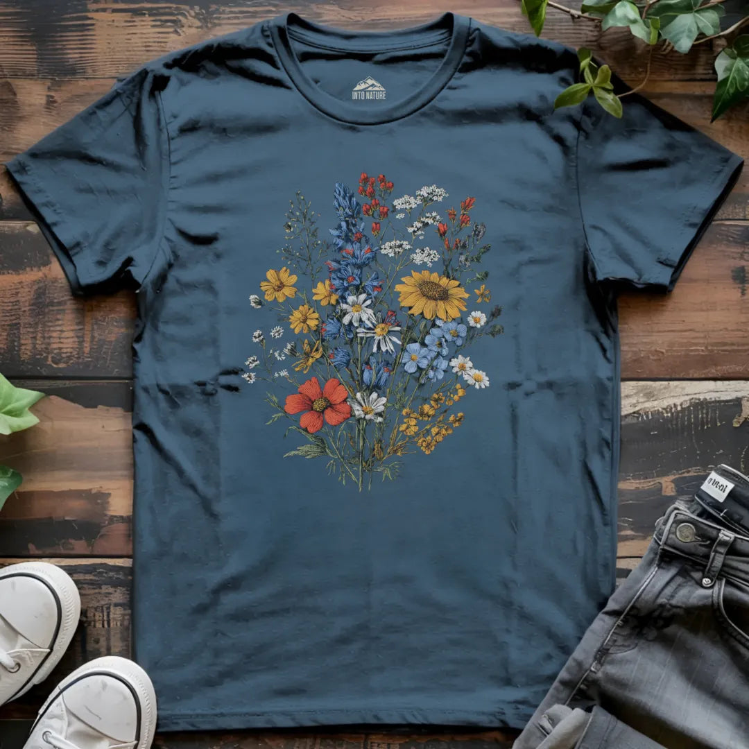 Colorful Floral Bouquet Tee