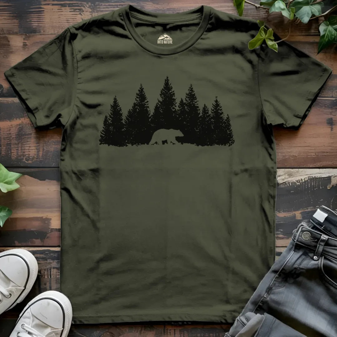 Forest Bear Silhouette Tee