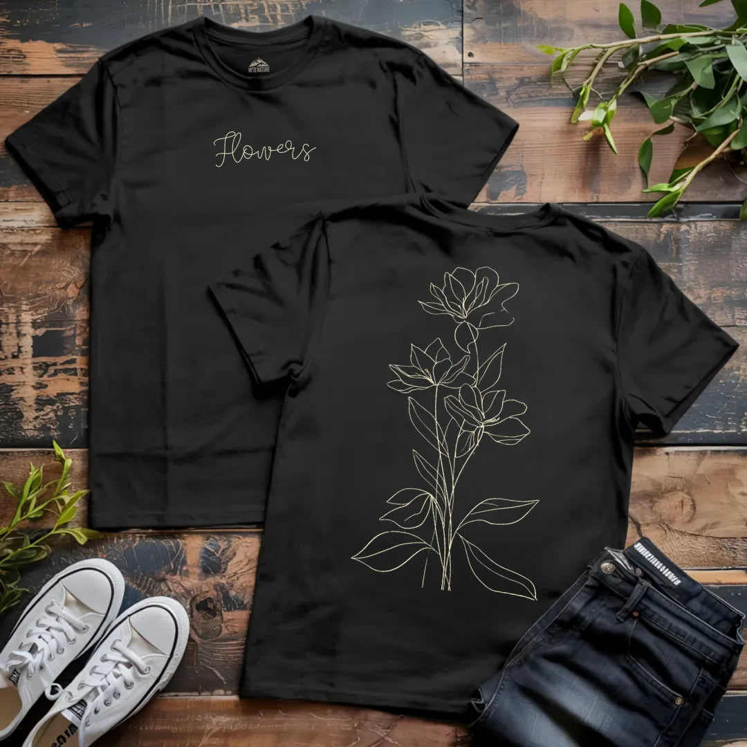 Flower Line Tee