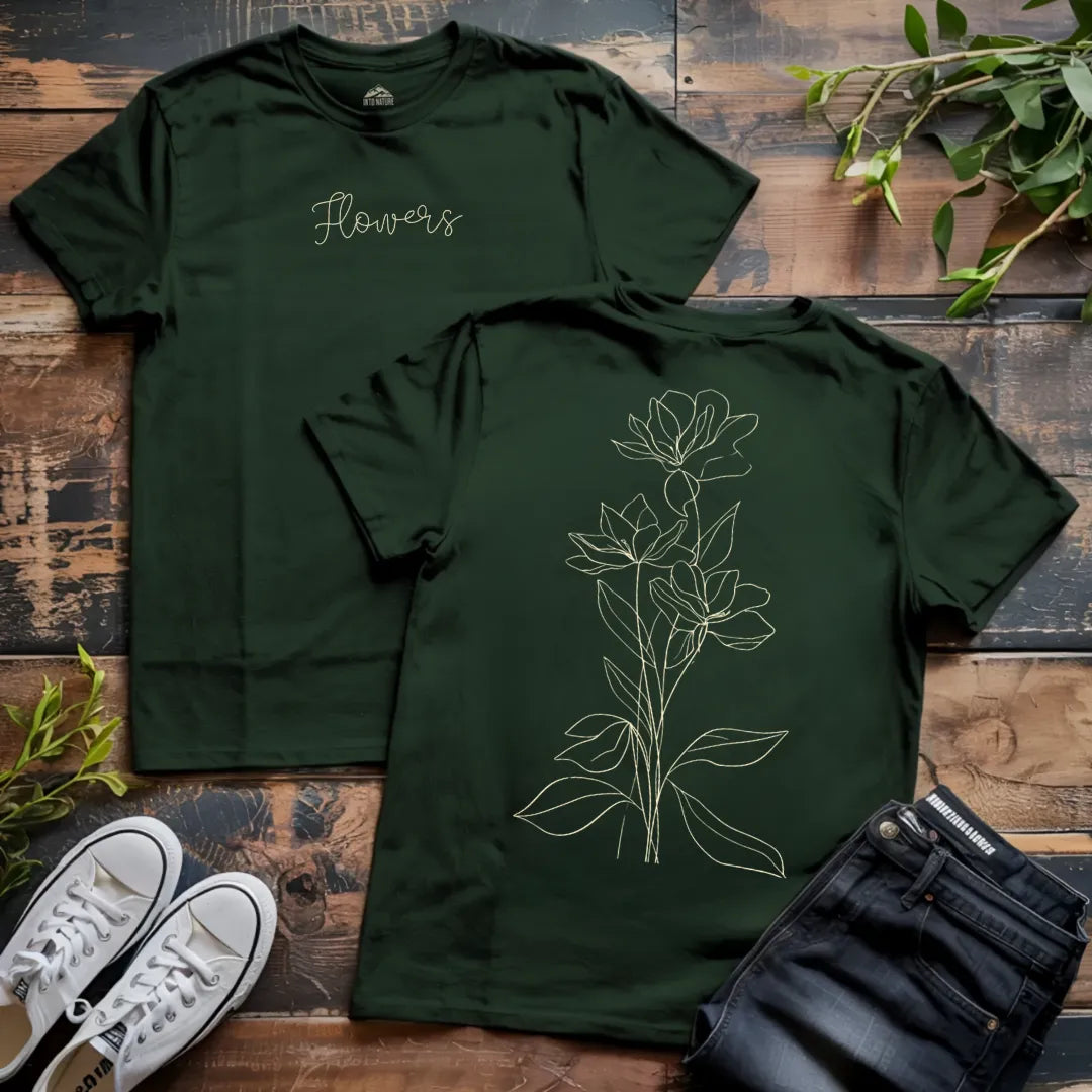 Flower Line Tee