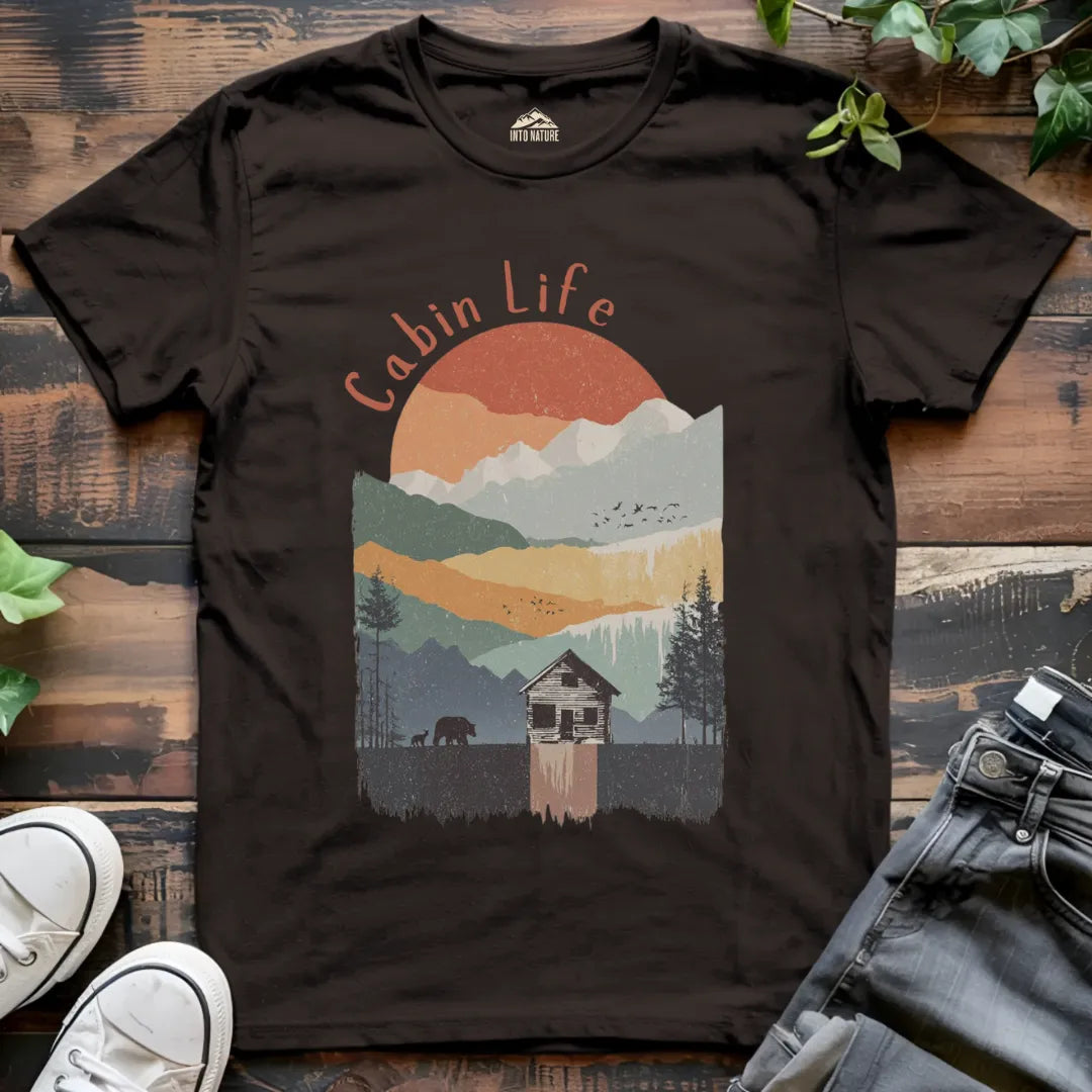 Cozy Cabin Life Tee