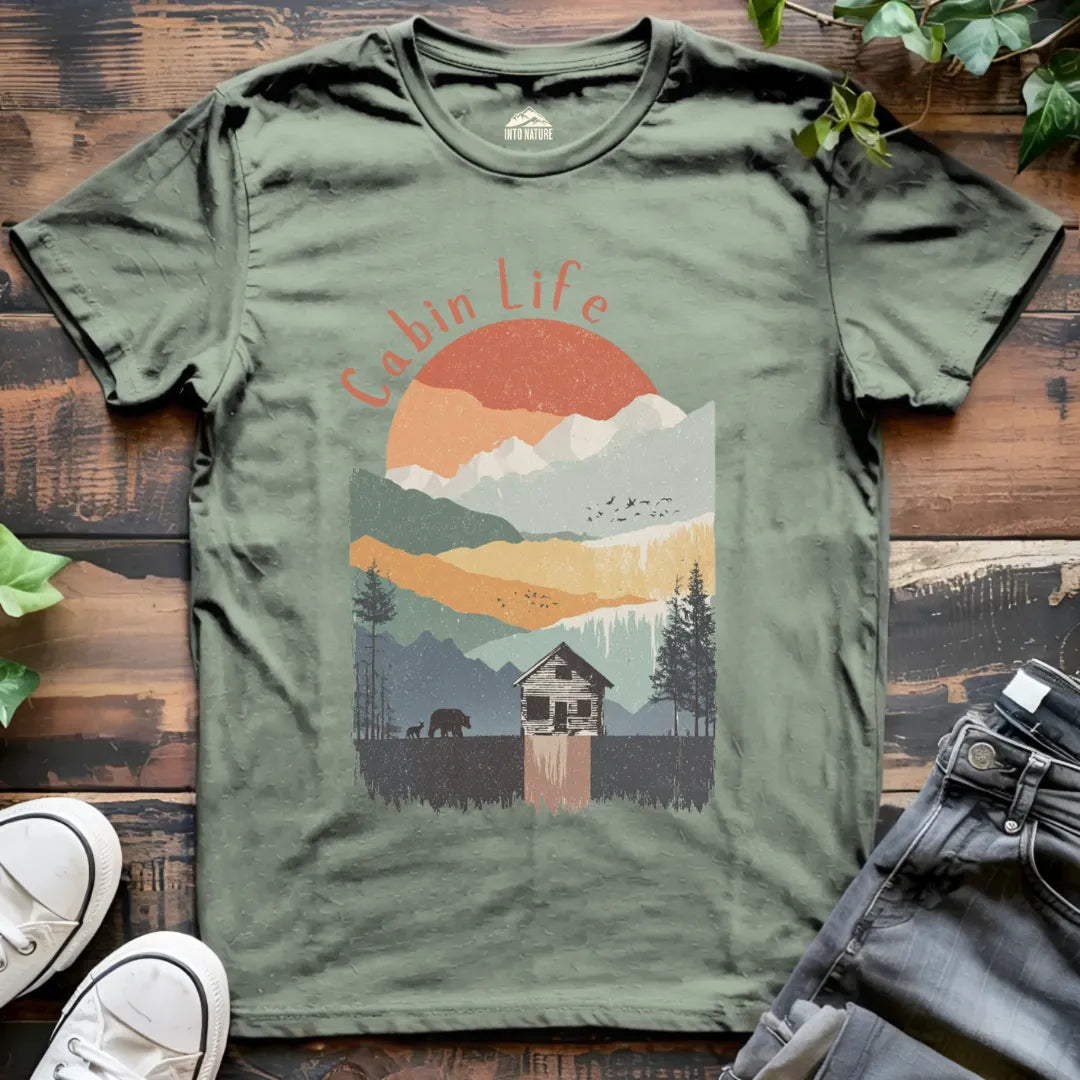 Cozy Cabin Life Tee