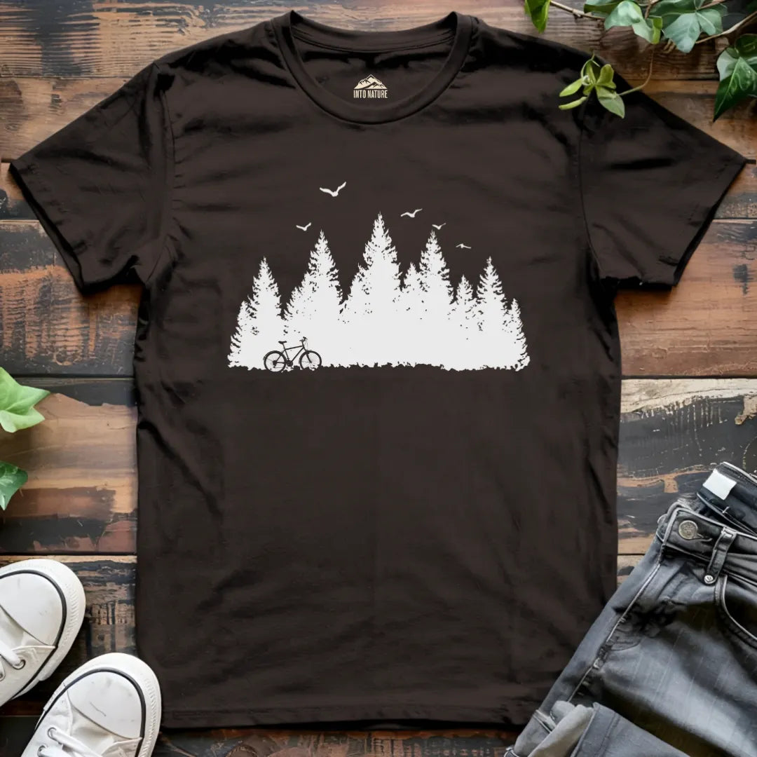 Forest Cycling Silhouette Tee