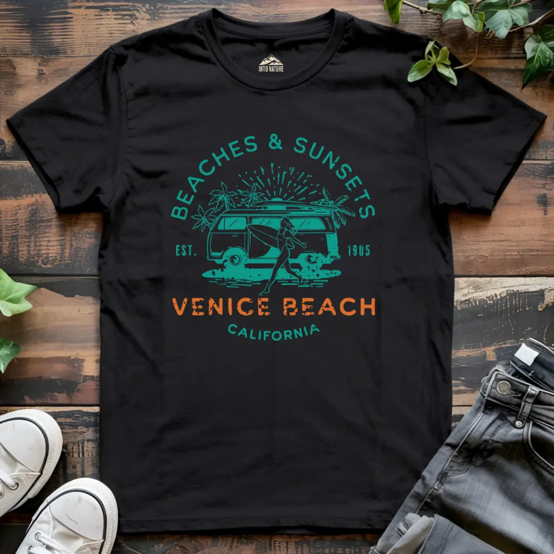 California Beaches & Sunsets Tee