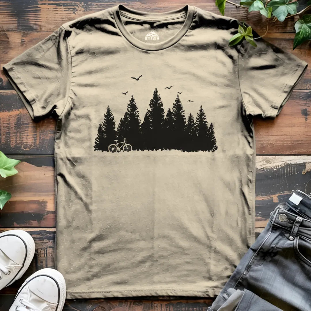 Forest Cycling Silhouette Tee