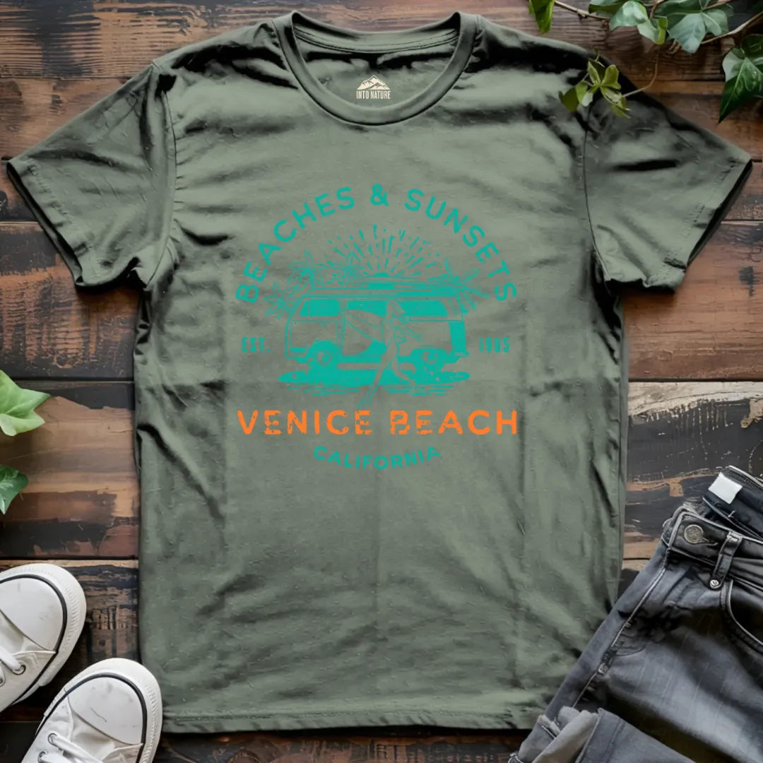 California Beaches & Sunsets Tee