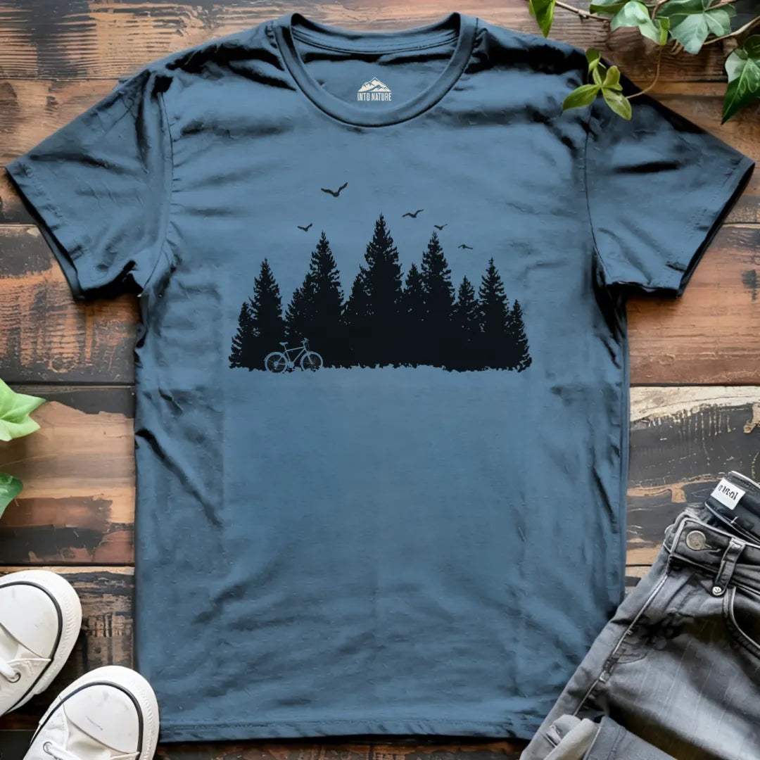 Forest Cycling Silhouette Tee