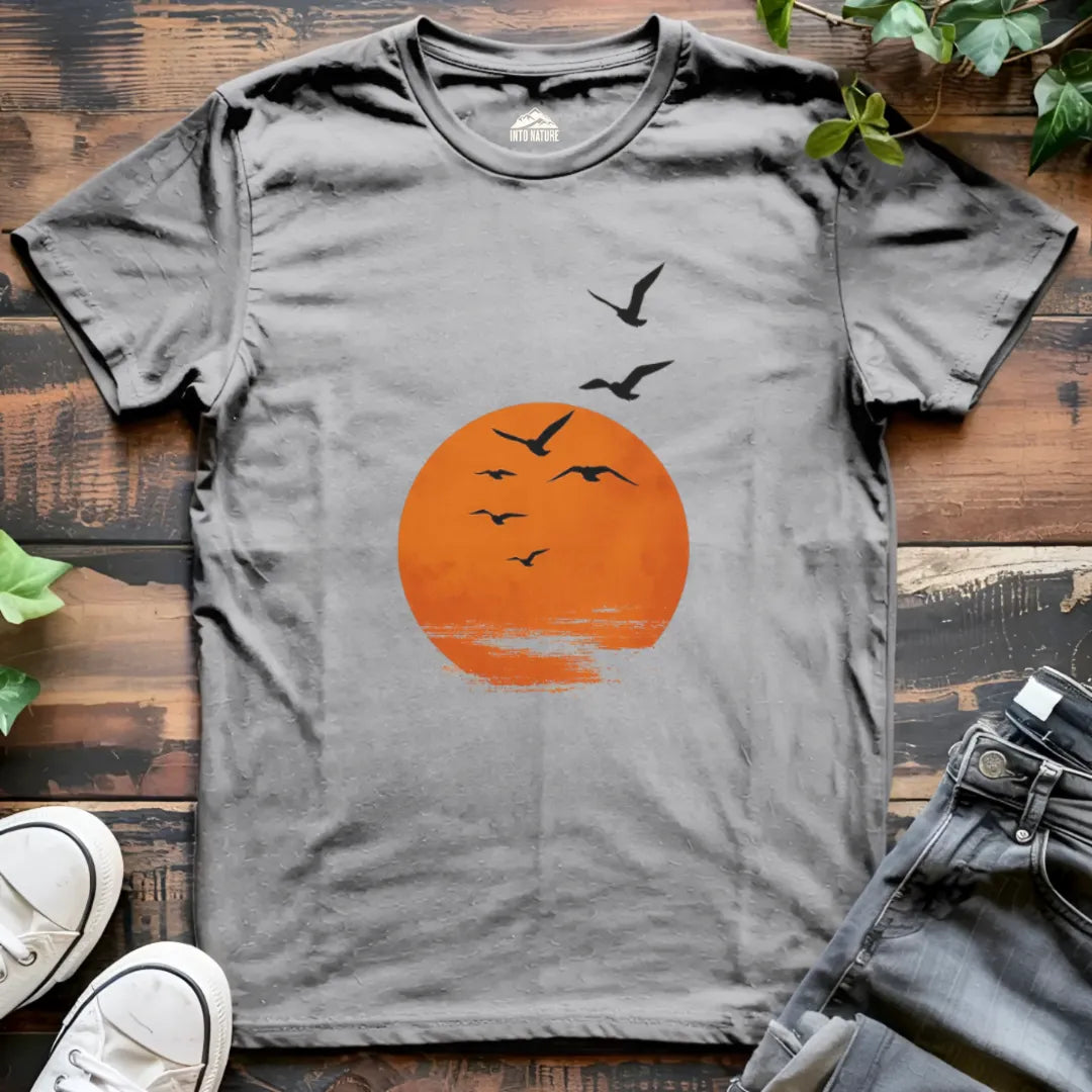 Sunset Birds Tee