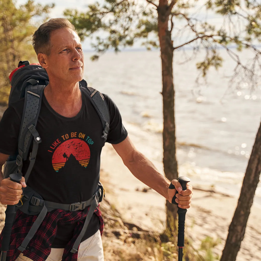 "I Like to Be On Top" Funny Hiking Tee