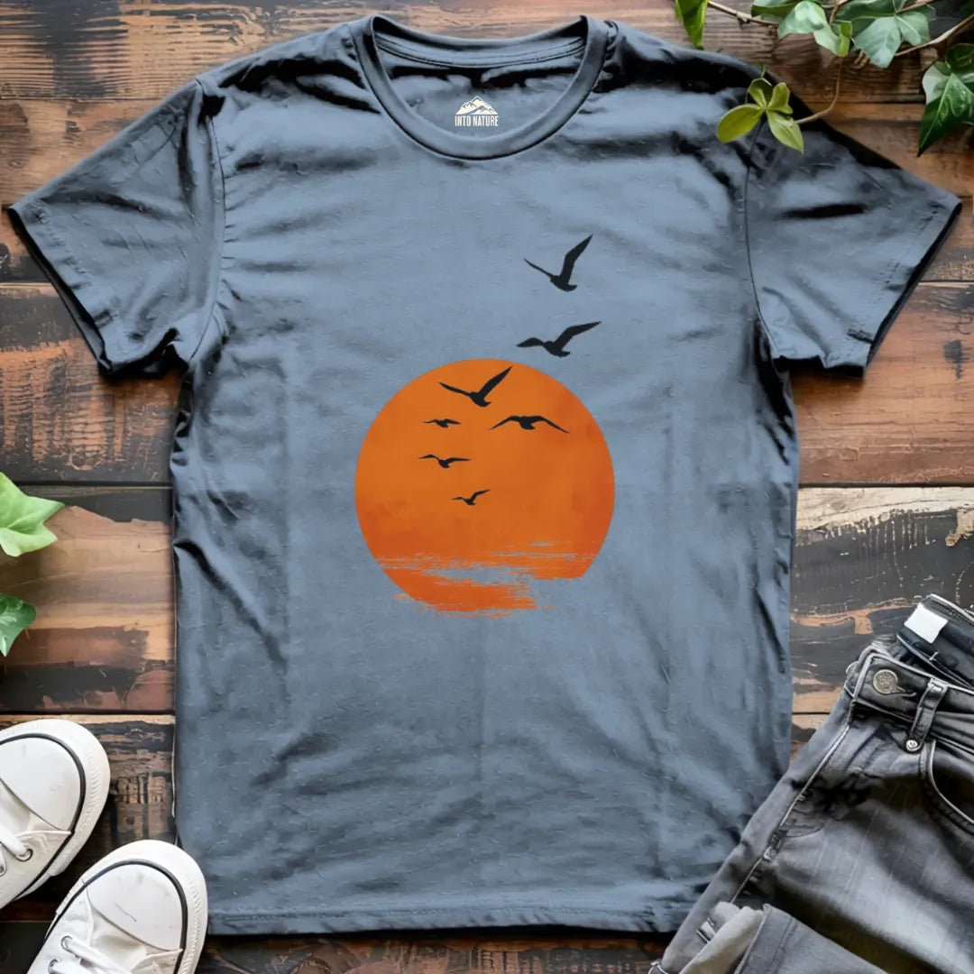 Sunset Birds Tee