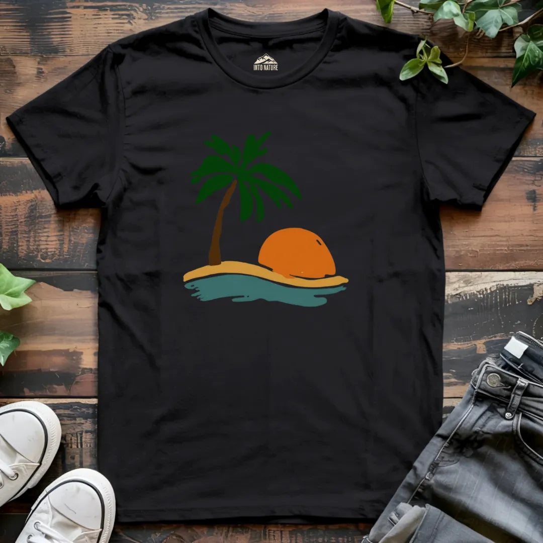 Tropical Sunset Painting Tee