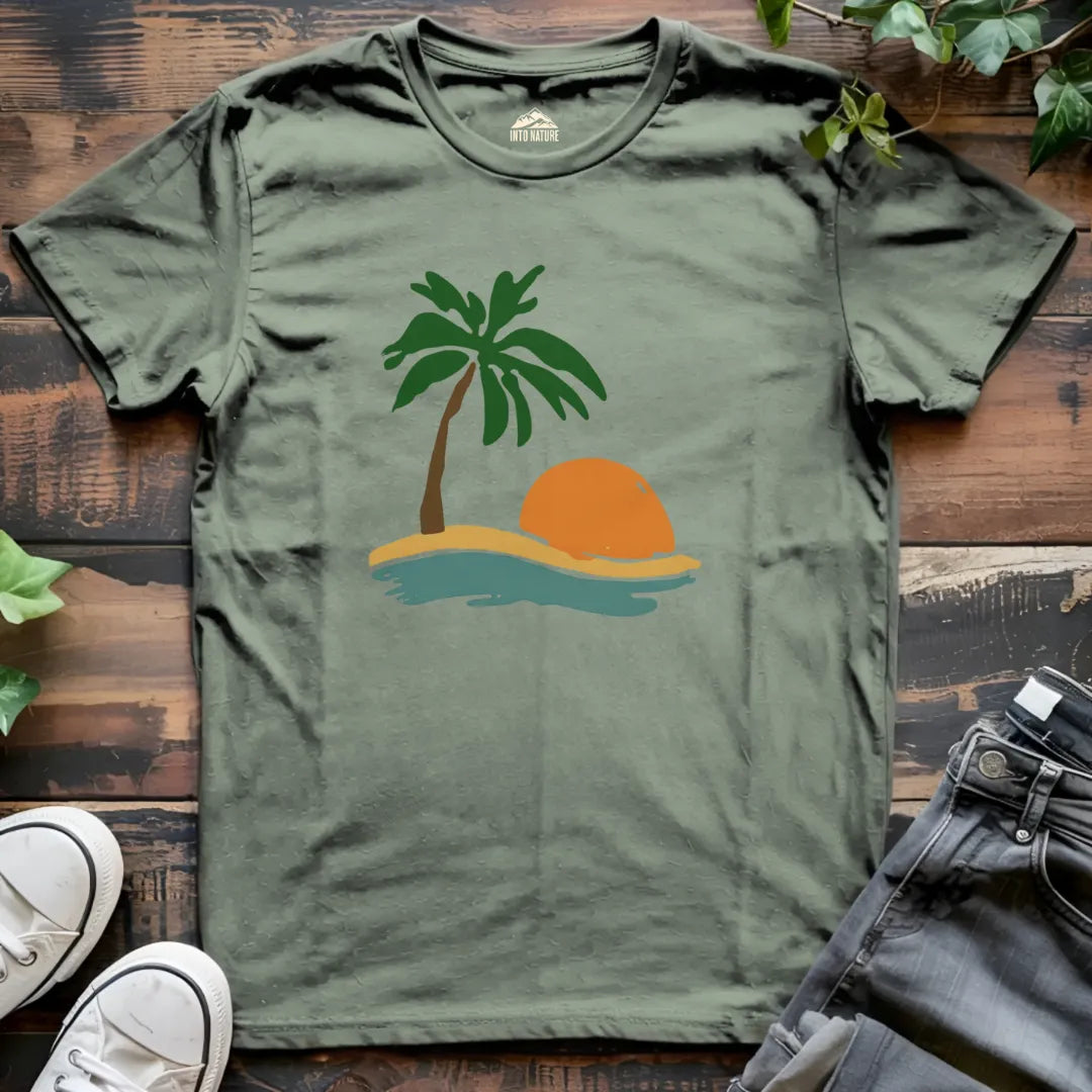 Tropical Sunset Painting Tee