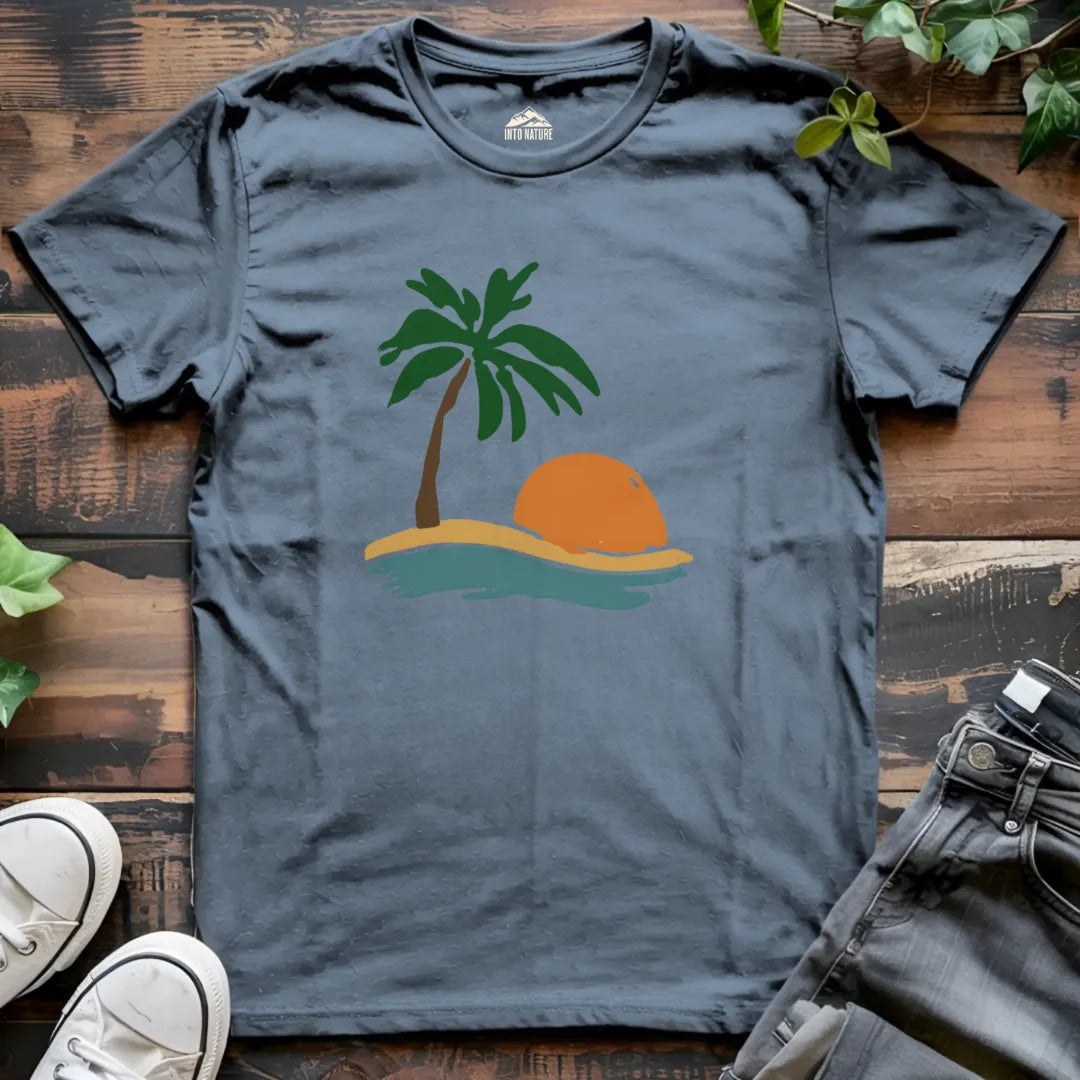 Tropical Sunset Painting Tee